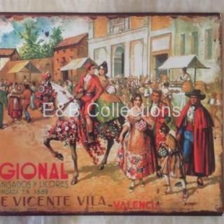 Cartel Vintage " La Regional " Retro , coleccionismo - Imagen 1