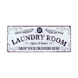 Cartel Vintage Laundry Room - Imagen 1