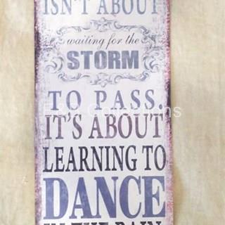 Cartel Vintage " LIFE ". Deco , Retro - Imagen 1