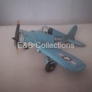 Miniatura Avión Metal . Miniaturas . Coleccionismo . Retro - Imagen 1