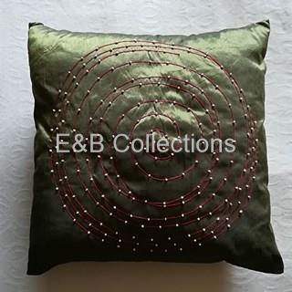 *** VENDIDO *** Cojin cuadrado verde Ref. EB938079 - Imagen 1